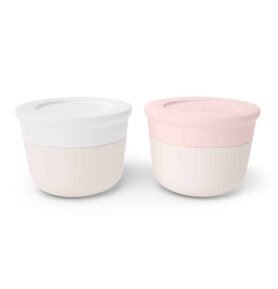 Monbento sada 2 ks omáčníků MB Temple S white Natural/pink Natural