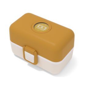 Monbento Dětský obědový bento box na jídlo Tresor Mustard Safari 800ml