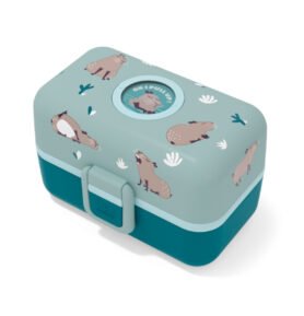 Monbento Dětský obědový bento box na jídlo Tresor Blue Infinity 800ml