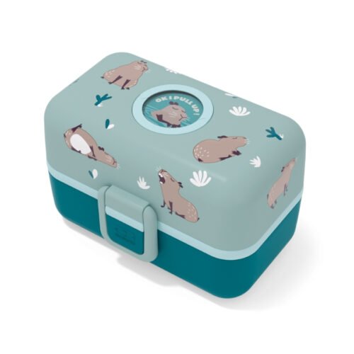 Monbento Dětský obědový bento box na jídlo Tresor Blue Infinity 800ml