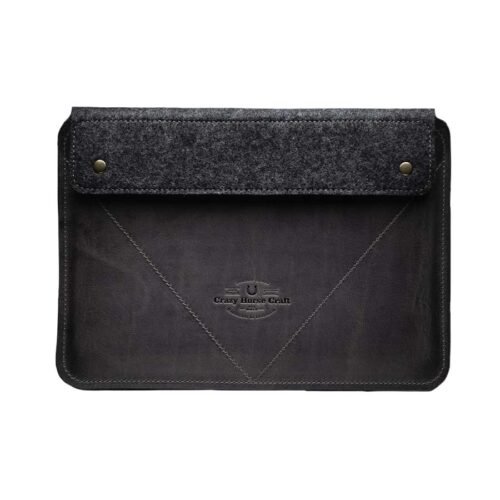 Crazy Horse Craft kožené pouzdro na iPad 10.5” s Apple klávesnicí stone gray