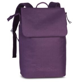 Bench Městský batoh na zip s klopou Loft fialová 9l