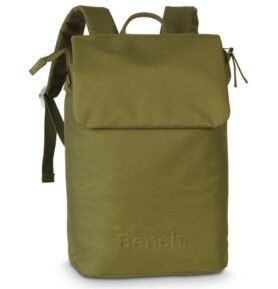 Bench Městský batoh na zip s klopou Loft tmavě zelená 9l