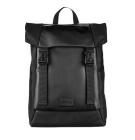 Milinal Městský batoh s klopou Shuttle Roll black 17l