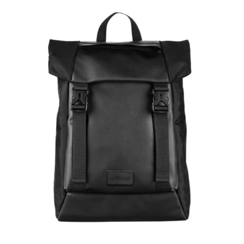Milinal Městský batoh s klopou Shuttle Roll black 17l