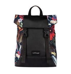 Milinal Městský batoh s klopou Shuttle Roll folk dark 17l