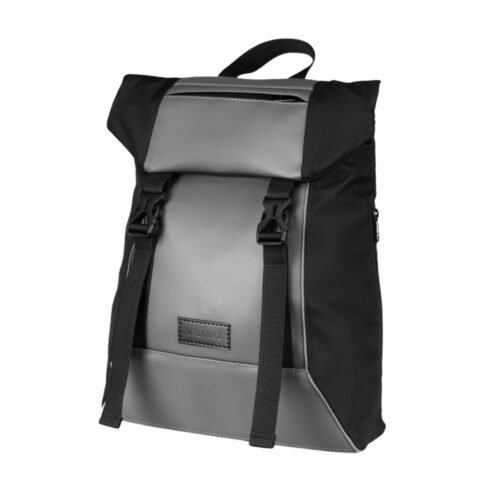 Milinal Městský batoh s klopou Shuttle Roll Mini black/gray 14l
