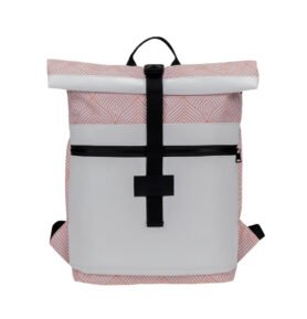 Milinal Městský rolovací batoh Rolltop White 20l