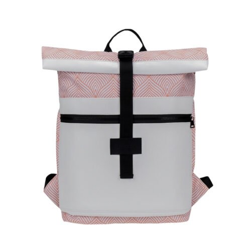 Milinal Městský rolovací batoh Rolltop White 20l