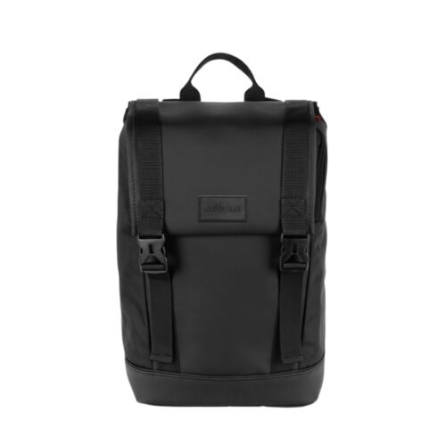Milinal Městský studentský batoh s klopou Aviapack Black 15l