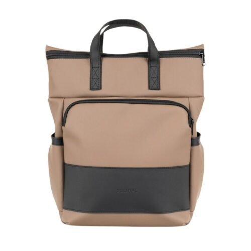 Milinal Městský batoh na zip Solver Mini beige 14l