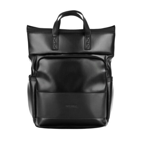 Milinal Městský batoh na zip Solver Mini black 14l