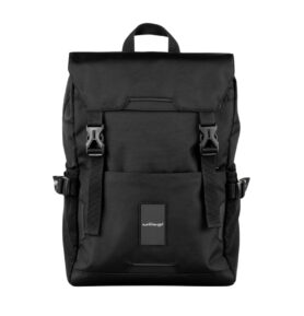 Milinal Městský a cestovní batoh s klopou Travel Tech L 18l černý