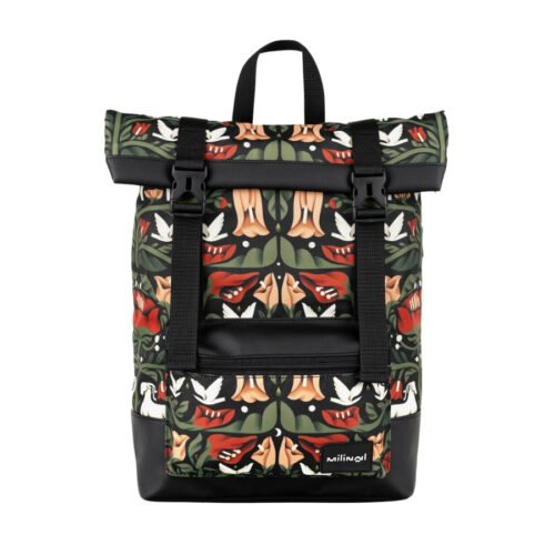Milinal Rolovací batoh Roll Oxford Flora&Fauna 17l