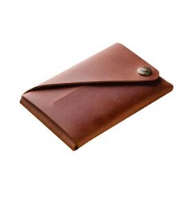 Crazy Horse Craft Minimalistická kožená peněženka classic brown