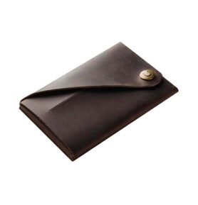 Crazy Horse Craft Minimalistická kožená peněženka wood brown
