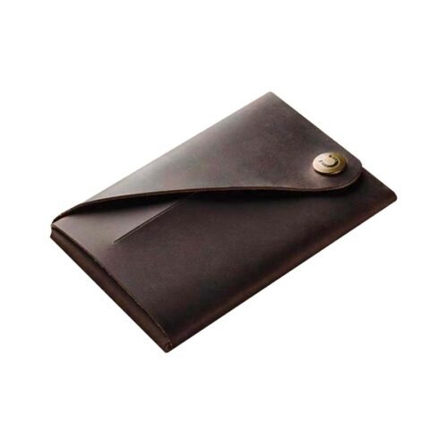 Crazy Horse Craft Minimalistická kožená peněženka wood brown