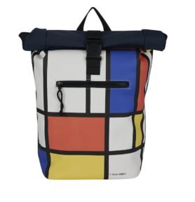 New Rebels Nepromokavý rolovací batoh Mart Art New York Mondrian 19l