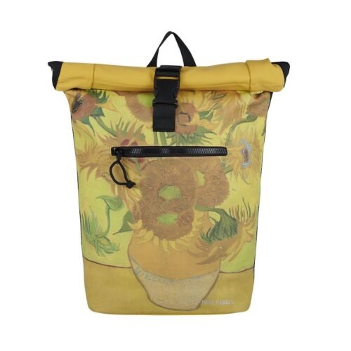 New Rebels Nepromokavý rolovací batoh Mart Art New York Sunflower 19l