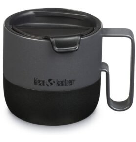Nerezový termohrnek s uchem Rise 414 ml Klean Kanteen Asphalt