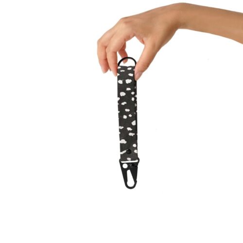 Notabag Klíčenka s karabinou Black Sprinkle