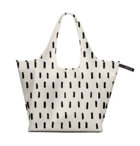 Notabag Skládací nákupní taška Tote Black Brush