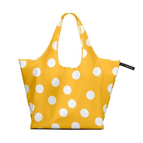 Notabag Skládací nákupní taška Tote Golden Dots