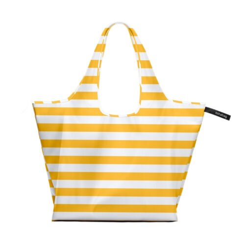 Notabag Skládací nákupní taška Tote Golden Stripes