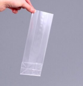 Celofánové sáčky 7*21,5 cm, hranolové dno, balení 50 ks