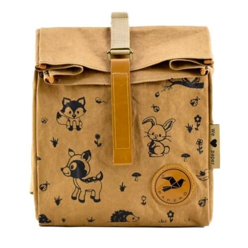 Papero Bags dětský papírový batoh Cougar Kids hnědý 8l