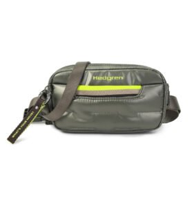 Hedgren Prošívaná crossbody ledvinka Cocoon Snug Vintage Taupe 1l