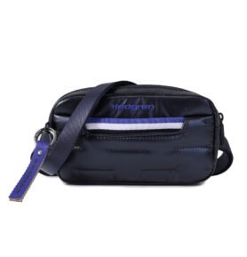 Hedgren Prošívaná crossbody ledvinka Cocoon Snug Peacoat Blue 1l