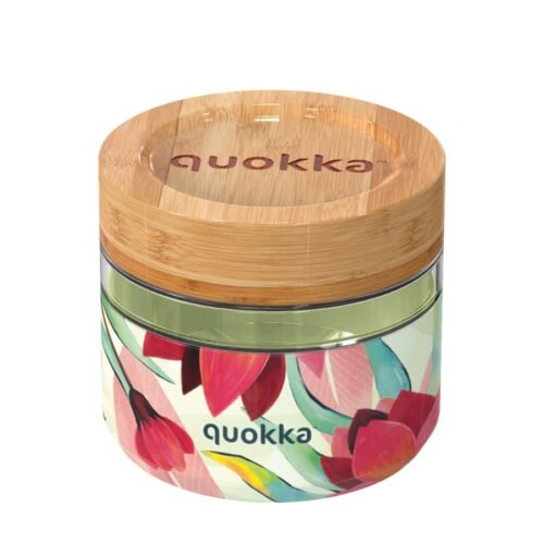 Quokka Skleněná dóza na jídlo Deli 500ml spring