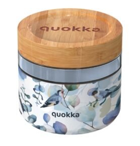 Quokka Skleněná dóza na jídlo Deli 820ml blue natural
