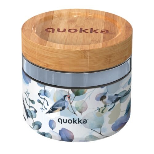 Quokka Skleněná dóza na jídlo Deli 820ml blue natural