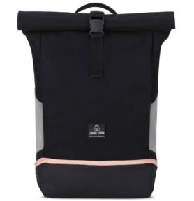 Johnny Urban rolovací batoh Allen Large černo-růžový 22l