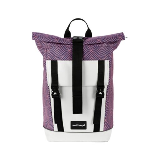 Milinal Rolovací batoh do města Aviarolltop violet 22l