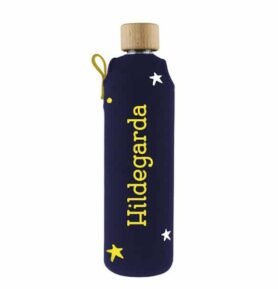Drink it Skleněná láhev s neoprénovým obalem vlastní popis Sova 300ml