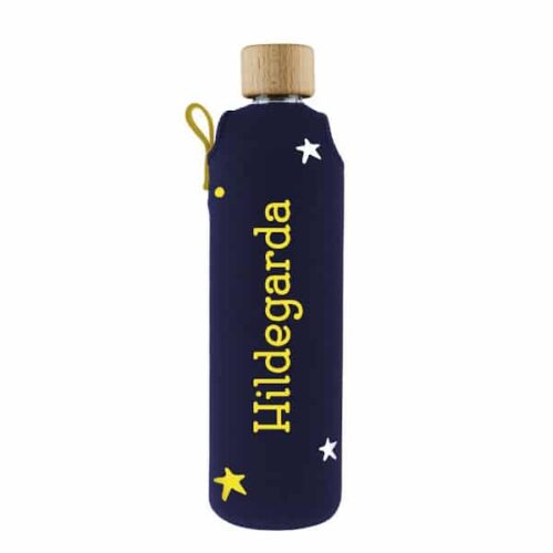 Drink it Skleněná láhev s neoprénovým obalem vlastní popis Sova 300ml