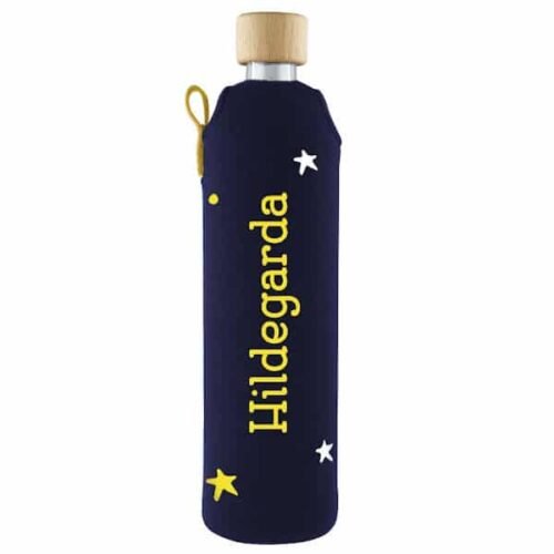 Drink it Skleněná láhev s neoprénovým obalem vlastní popis Sova 500ml