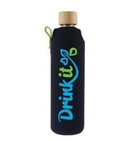 Drink it Skleněná láhev s neoprénovým obalem Sportit 300ml