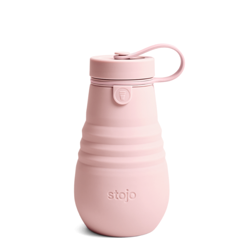 Stojo Skládací junior láhev na pití 400 ml carnation