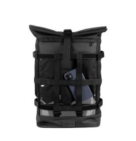 Milinal Rolovací batoh se sítí Mesh black gloss 19l