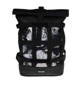 Milinal Rolovací batoh se sítí Mesh floral 19l