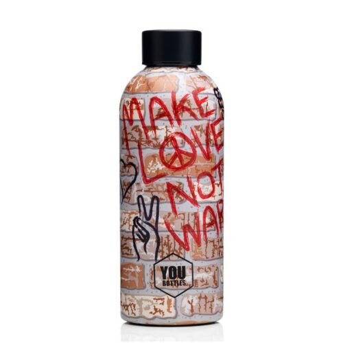 Termoláhev na pití Dual Design You Bottles Make Love Not War 500 ml