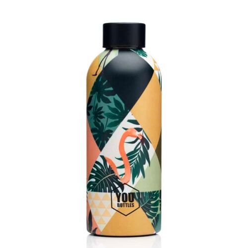 Termoláhev na pití Dual Design You Bottles Flamingos 500 ml