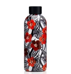 Termoláhev na pití Dual Design You Bottles Zebra Flower 500 ml