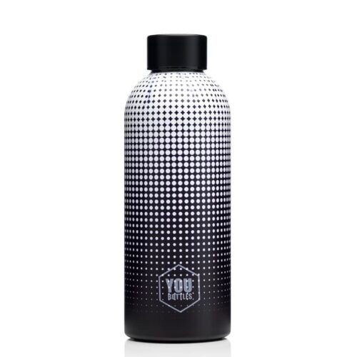 Termoláhev na pití Dual Design You Bottles Black & White 500 ml