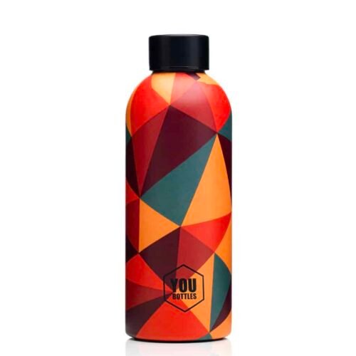 Termoláhev na pití Dual Design You Bottles Geometric 500 ml