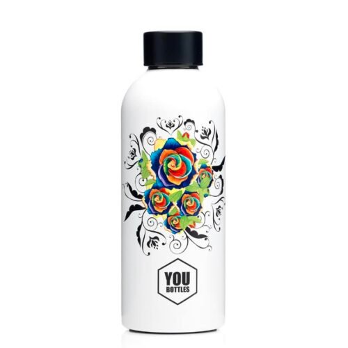 Termoláhev na pití Dual Design You Bottles Lucky Roses 500 ml
